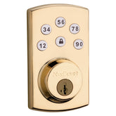 Kwikset 99070-102 Electronic Deadbolt, Polished Brass